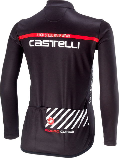 Castelli rosso corsa long best sale sleeve jersey