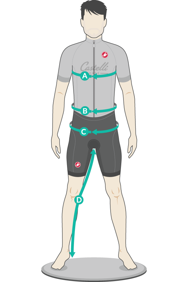 Castelli bib tights sizing on sale