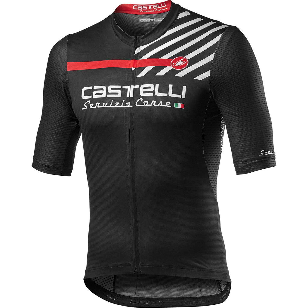 GCN Castelli Competizione 2 Orange and Blue Jersey