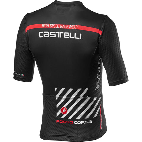 Castelli Custom Competizione 3 Jersey (zipped pocket & reflex trim)
